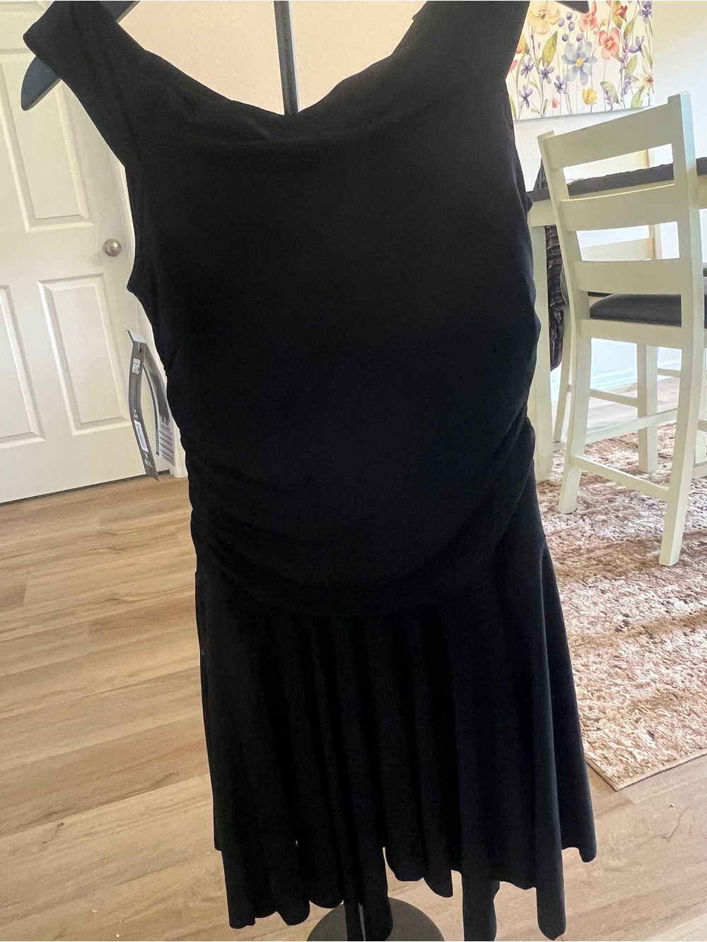 Madden NYC Black Sleeveless Fit-and-Flare Party Dress - Picture 4 of 9